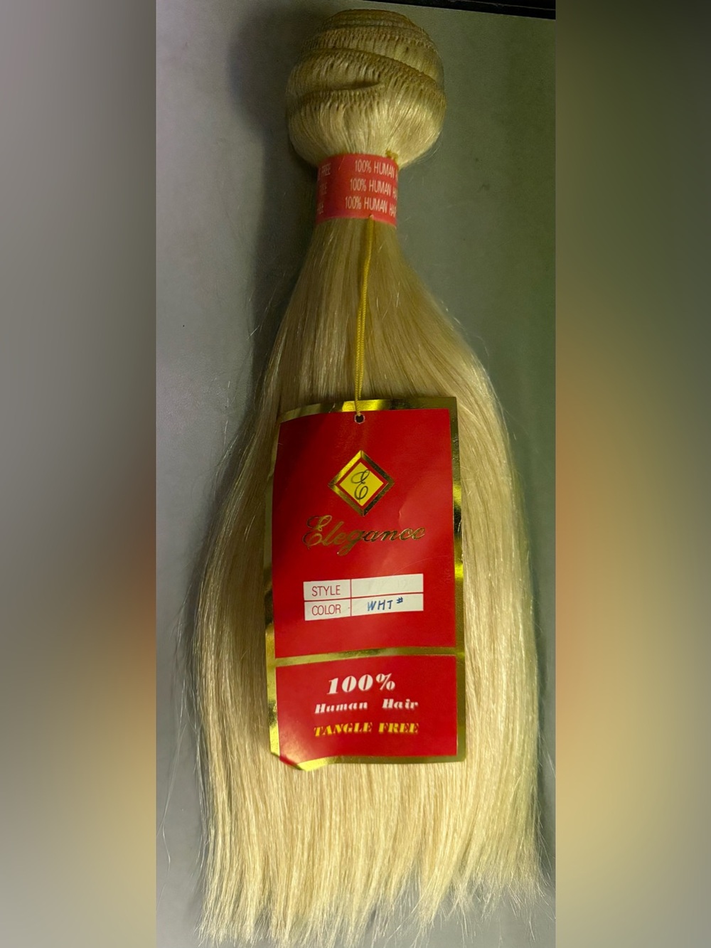Elegance. 100% human hair. Straight.
